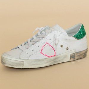 Philipe Model PRSX Low Glitter Sneaker